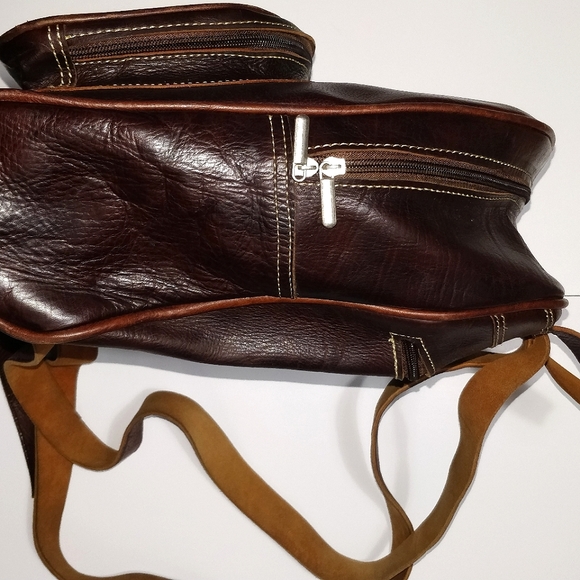 Leather pack sack - Picture 2 of 7